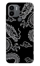 Twin Dragons Redmi A1+/A2+ Hard Case Back Cover by Casekaro