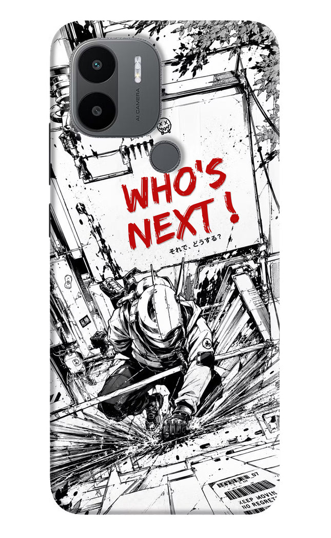 Who's Next Redmi A1+/A2+ Hard Case Back Cover by Casekaro