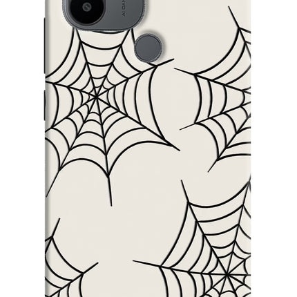 Spider Web Redmi A1+/A2+ Hard Case Back Cover by Casekaro