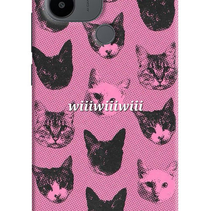 Pink Cats Redmi A1+/A2+ Hard Case Back Cover by Casekaro