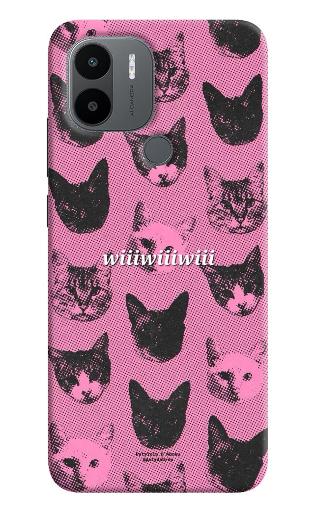 Pink Cats Redmi A1+/A2+ Hard Case Back Cover by Casekaro