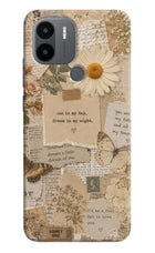 Vintage case Redmi A1+/A2+ Hard Case Back Cover by Casekaro