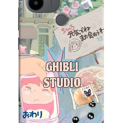 Studio Ghibli Redmi A1+/A2+ Hard Case Back Cover by Casekaro