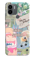 Studio Ghibli Redmi A1+/A2+ Hard Case Back Cover by Casekaro