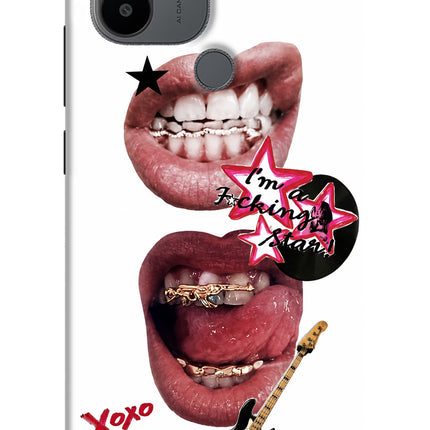 Rockstar Redmi A1+/A2+ Hard Case Back Cover by Casekaro