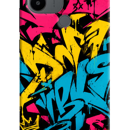 Graffiti Vibe Redmi A1+/A2+ Hard Case Back Cover by Casekaro