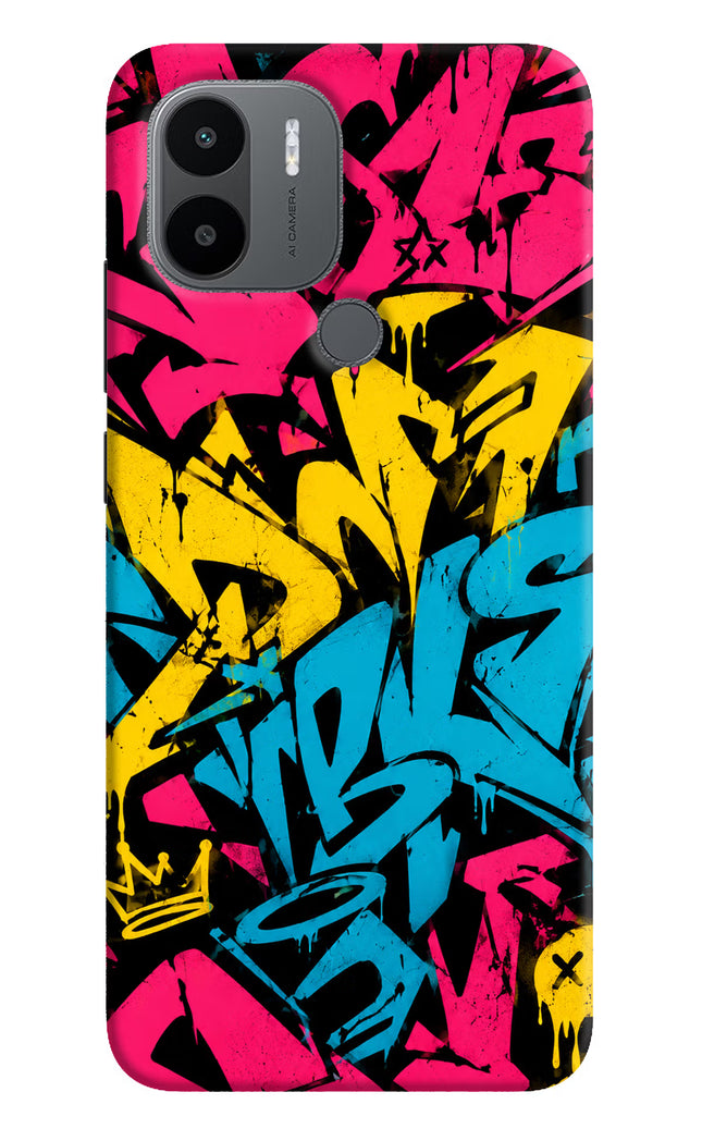 Graffiti Vibe Redmi A1+/A2+ Hard Case Back Cover by Casekaro