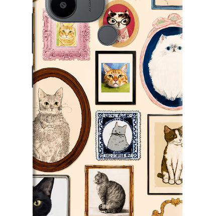 Mirror Cats Redmi A1+/A2+ Hard Case Back Cover by Casekaro