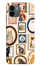 Mirror Cats Redmi A1+/A2+ Hard Case Back Cover by Casekaro