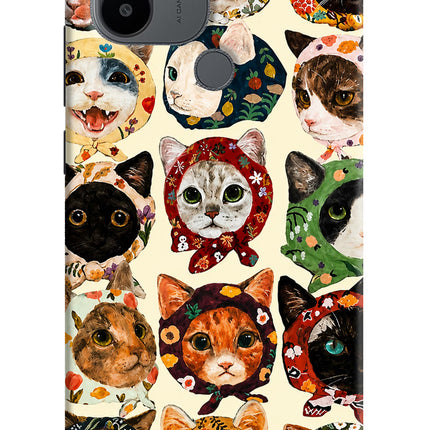 Cool Cat Redmi A1+/A2+ Hard Case Back Cover by Casekaro
