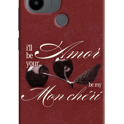 Velvet Cherry Redmi A1+/A2+ Hard Case Back Cover by Casekaro