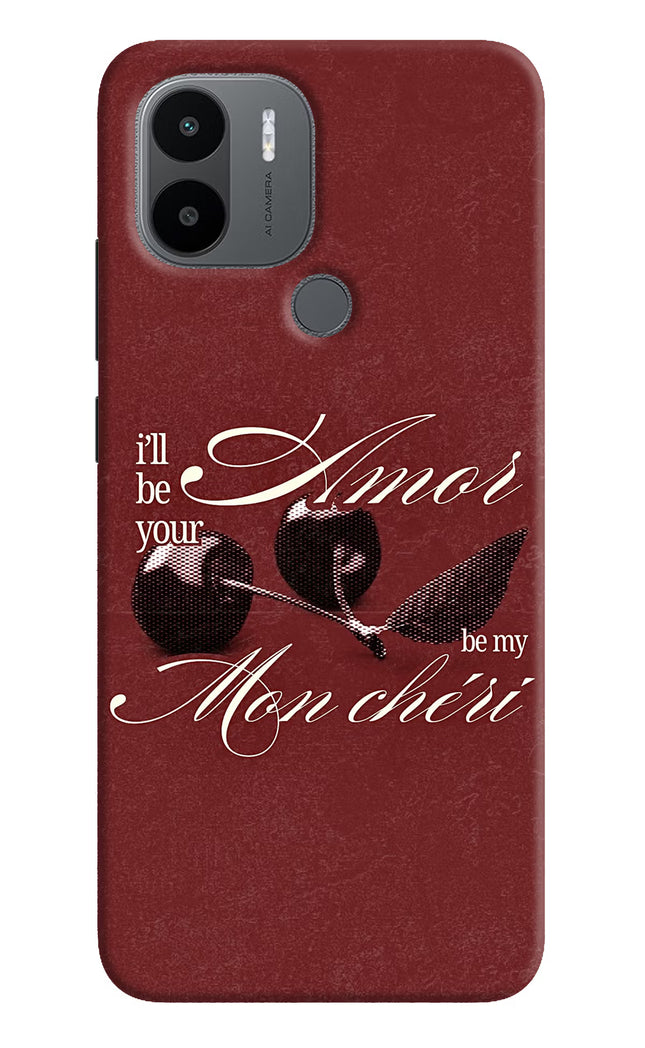 Velvet Cherry Redmi A1+/A2+ Hard Case Back Cover by Casekaro
