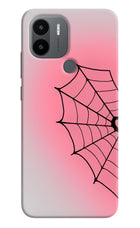 Pink Web Redmi A1+/A2+ Hard Case Back Cover by Casekaro