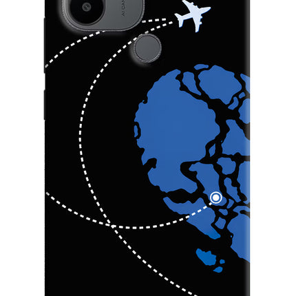Love Orbit Redmi A1+/A2+ Hard Case Back Cover by Casekaro