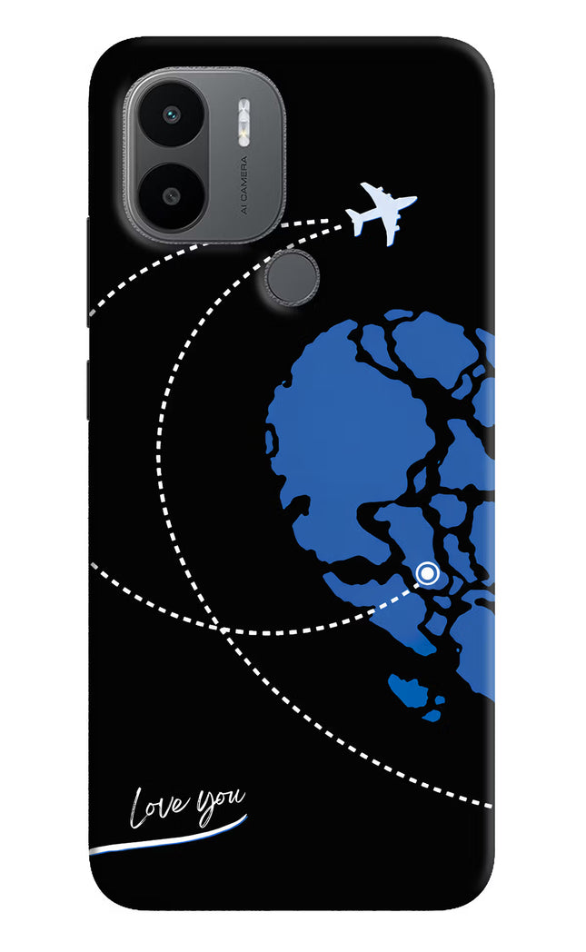 Love Orbit Redmi A1+/A2+ Hard Case Back Cover by Casekaro