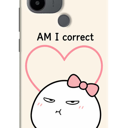 Always Right Redmi A1+/A2+ Hard Case Back Cover by Casekaro