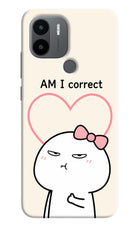 Always Right Redmi A1+/A2+ Hard Case Back Cover by Casekaro