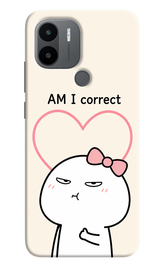 Always Right Redmi A1+/A2+ Hard Case Back Cover by Casekaro