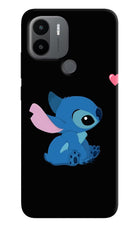 Stitch Crush Redmi A1+/A2+ Hard Case Back Cover by Casekaro