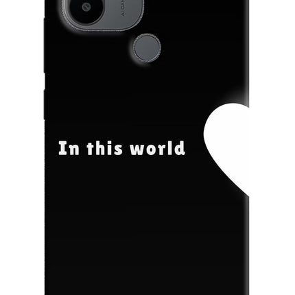 This World Redmi A1+/A2+ Hard Case Back Cover by Casekaro