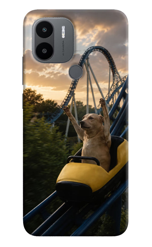 Rollercoaster Dog Redmi A1+/A2+ Hard Case Back Cover by Casekaro