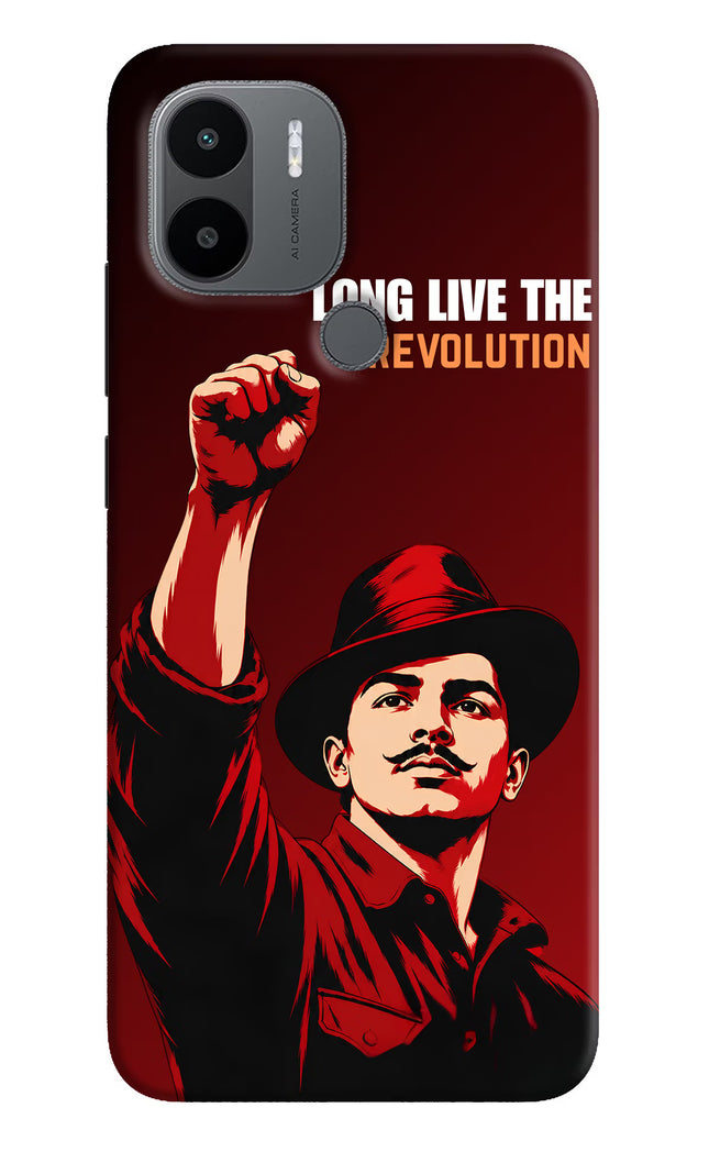 Bhagat Singh Revolution Redmi A1+/A2+ Hard Case Back Cover by Casekaro