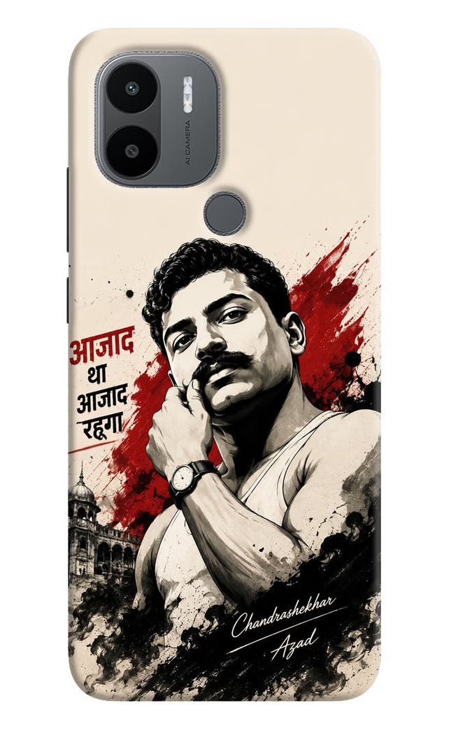 Chandrashekhar Azad Fearless Redmi A1+/A2+ Hard Case Back Cover by Casekaro