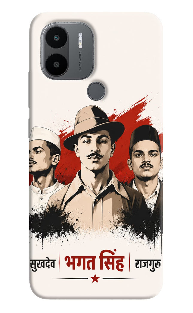 Bhagat Singh Trio Redmi A1+/A2+ Hard Case Back Cover by Casekaro