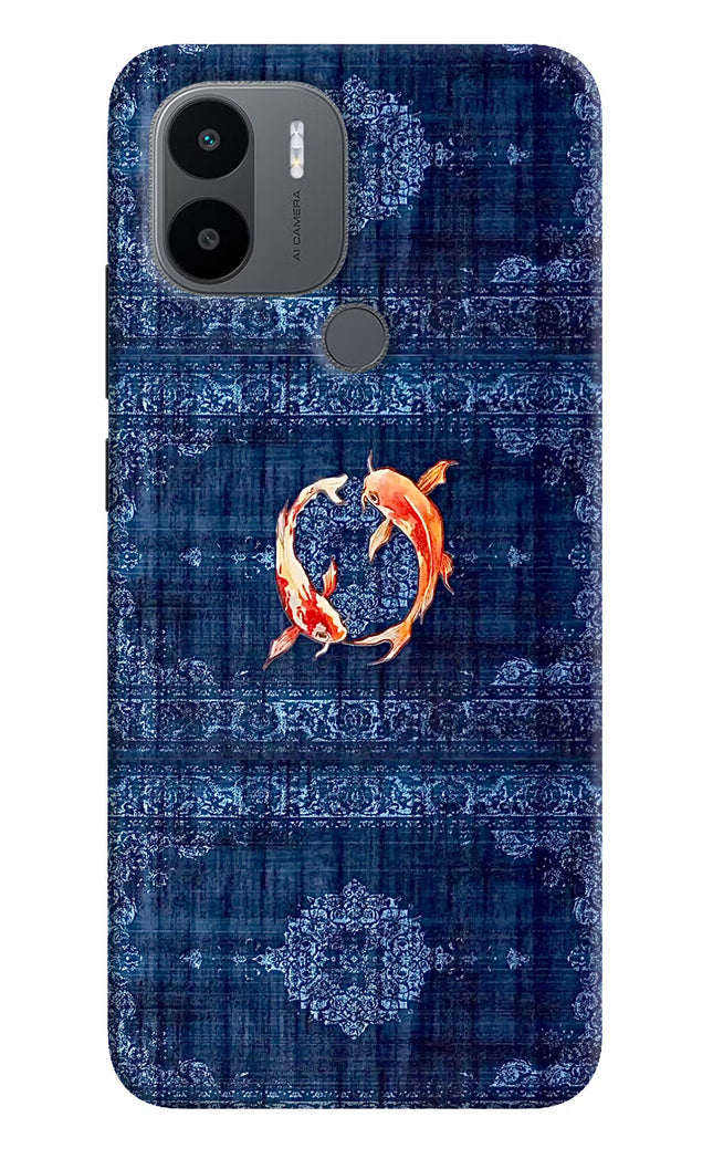 Koi Blue Redmi A1+/A2+ Hard Case Back Cover by Casekaro