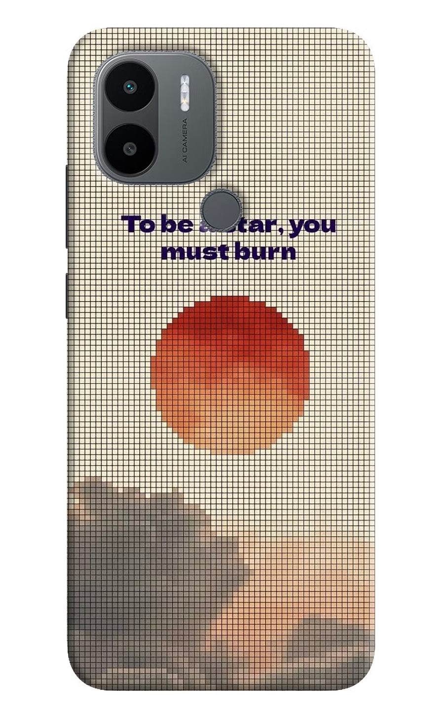 Pixel Sun Redmi A1+/A2+ Back Cover, Hard case