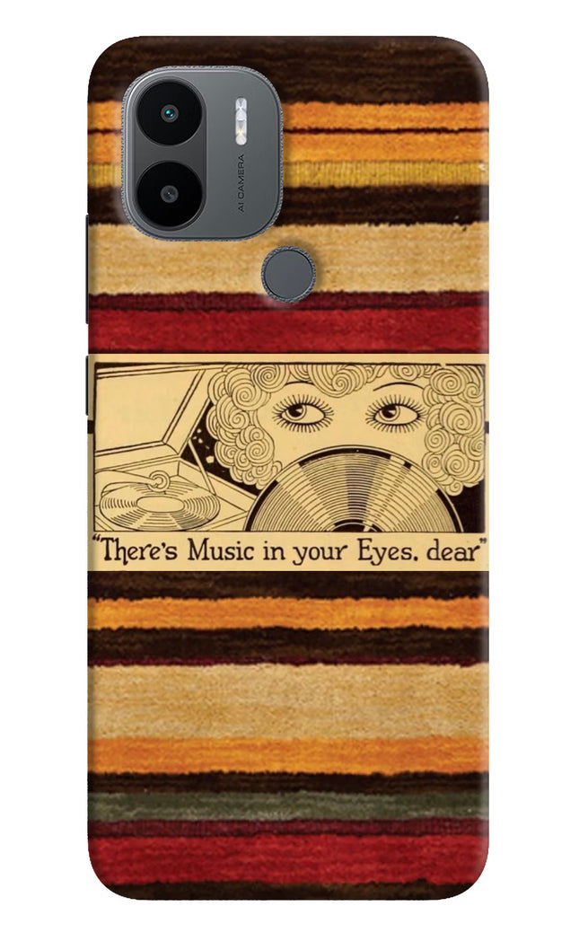 Vinyl Stripes Redmi A1+/A2+ Hard Case Back Cover by Casekaro