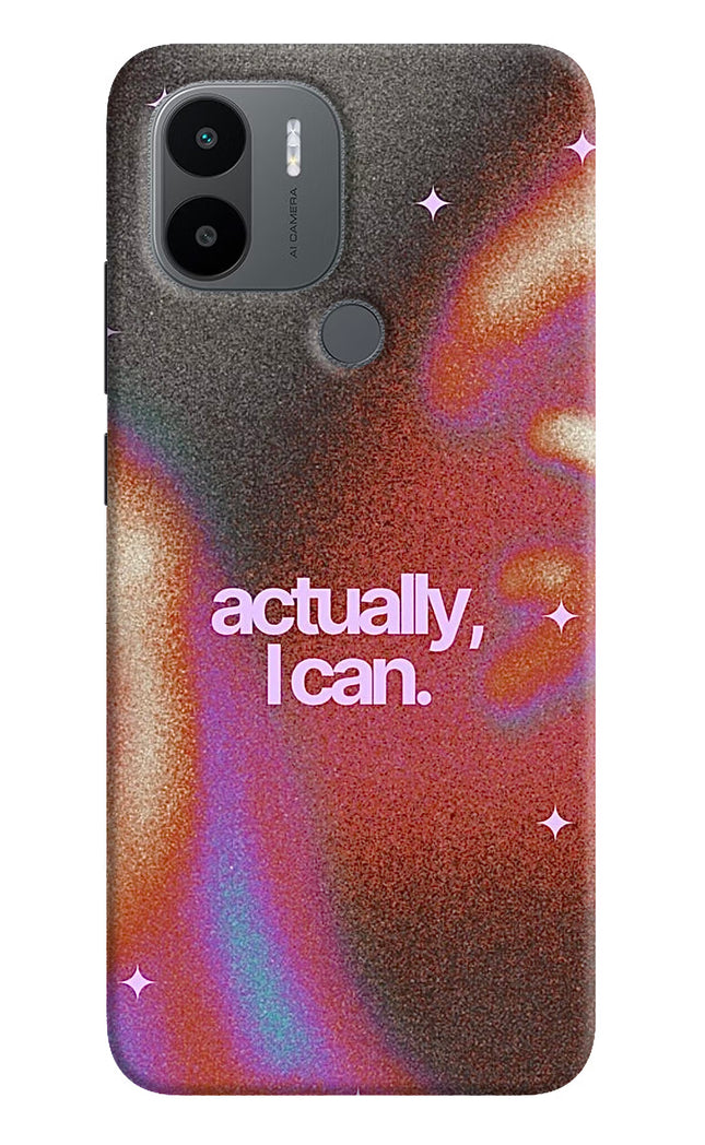 Pink Aura Redmi A1+/A2+ Hard Case Back Cover by Casekaro
