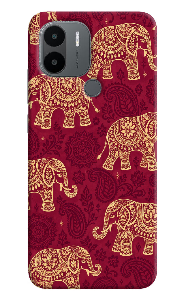 Maroon Elephant Redmi A1+/A2+ Back Cover