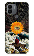 Cosmic Flower Redmi A1+/A2+ Hard Case Back Cover by Casekaro