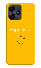 Happiness With Smiley Redmi 12 5G Hard Case Back Cover by Casekaro