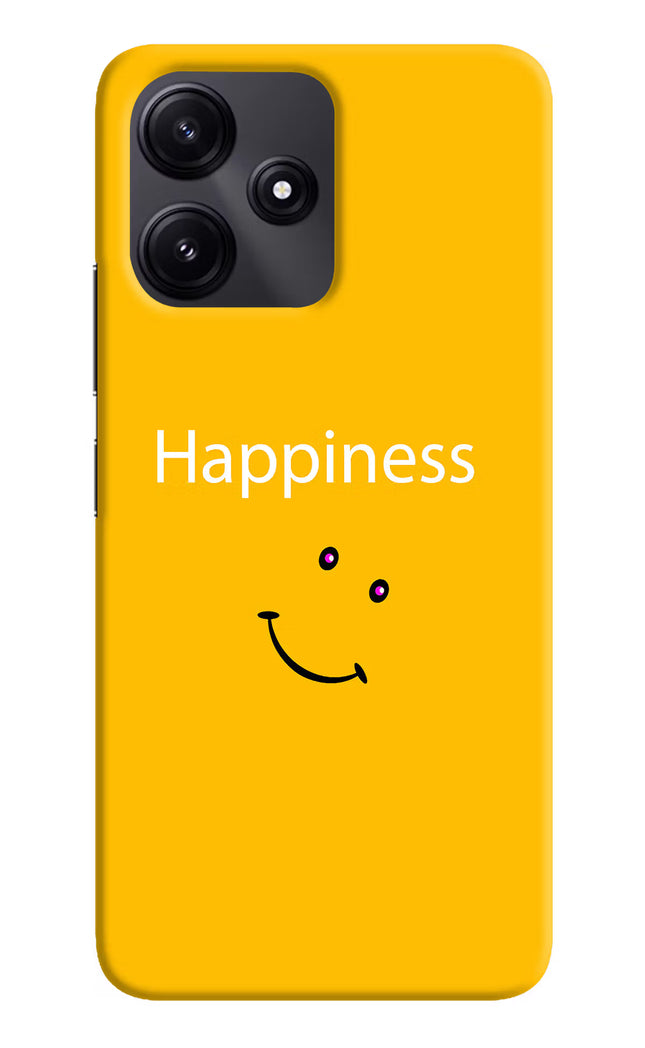 Happiness With Smiley Redmi 12 5G Hard Case Back Cover by Casekaro