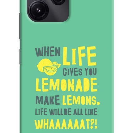 Quote Redmi 12 5G Hard Case Back Cover by Casekaro