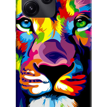 Lion Redmi 12 5G Hard Case Back Cover by Casekaro