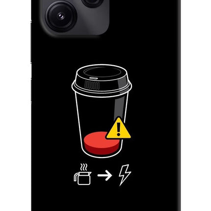 Coffee Redmi 12 5G Hard Case Back Cover by Casekaro