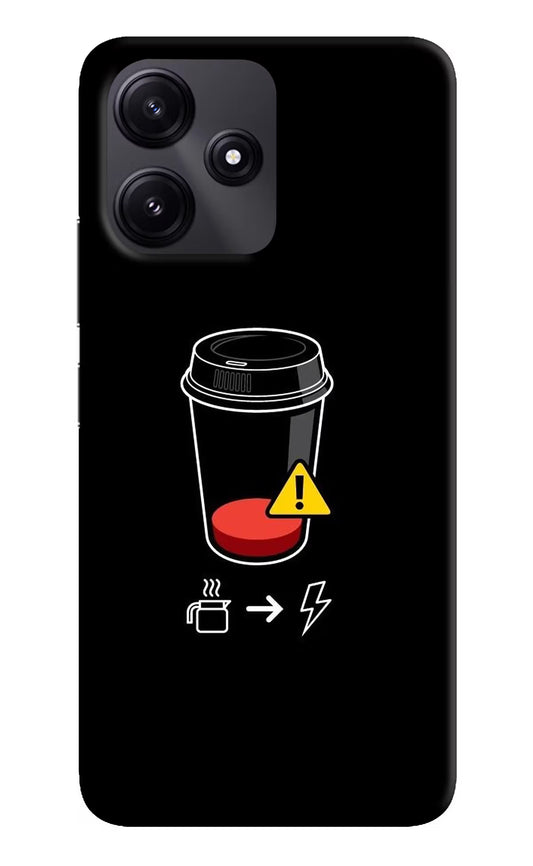 Coffee Redmi 12 5G Hard Case Back Cover by Casekaro