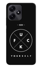 Go Fuck Yourself Redmi 12 5G Hard Case Back Cover by Casekaro