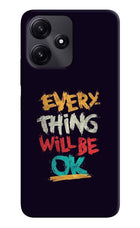Everything Will Be Ok Redmi 12 5G Hard Case Back Cover by Casekaro