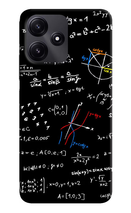 Mathematics Formula Redmi 12 5G Hard Case Back Cover by Casekaro