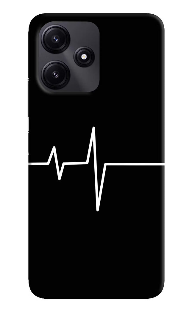Heart Beats Redmi 12 5G Hard Case Back Cover by Casekaro