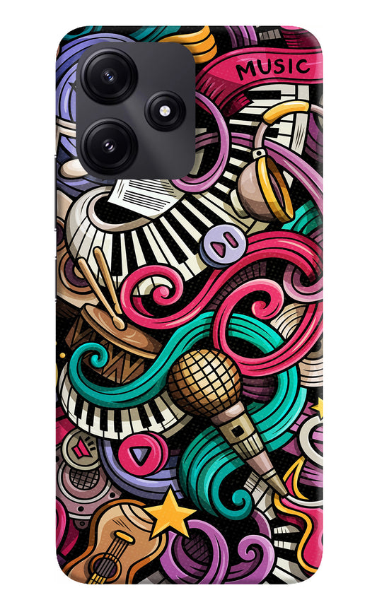 Music Abstract Redmi 12 5G Back Cover