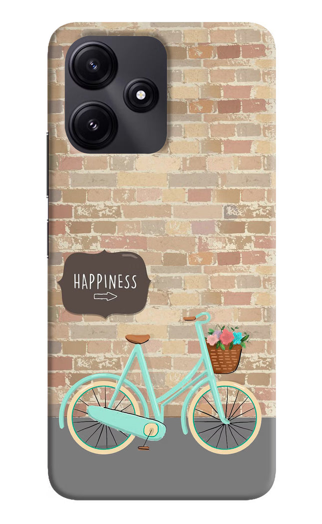 Happiness Artwork Redmi 12 5G Hard Case Back Cover by Casekaro