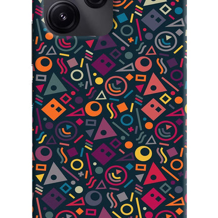 Geometric Abstract Redmi 12 5G Hard Case Back Cover by Casekaro