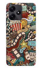 Cinema Abstract Redmi 12 5G Hard Case Back Cover by Casekaro
