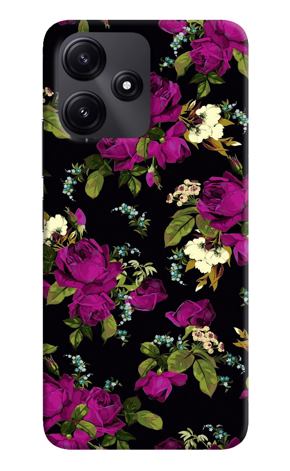 Flowers Redmi 12 5G Back Cover