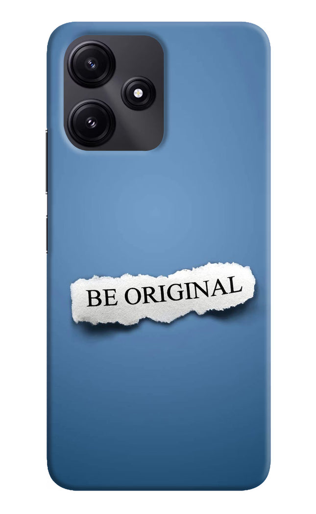 Be Original Redmi 12 5G Hard Case Back Cover by Casekaro